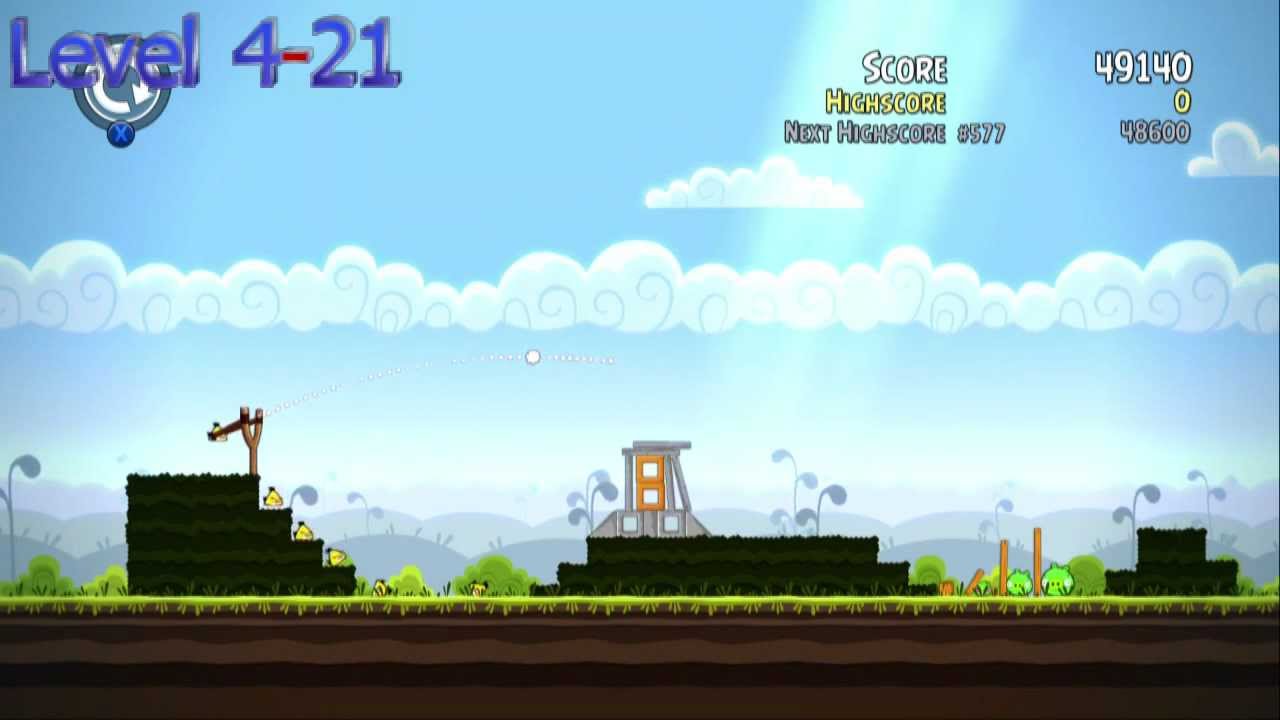 Angry Birds Trilogy - Classic Episode 2: Level's 4-1 through 4-21 & You are Elvis Achievement Guide