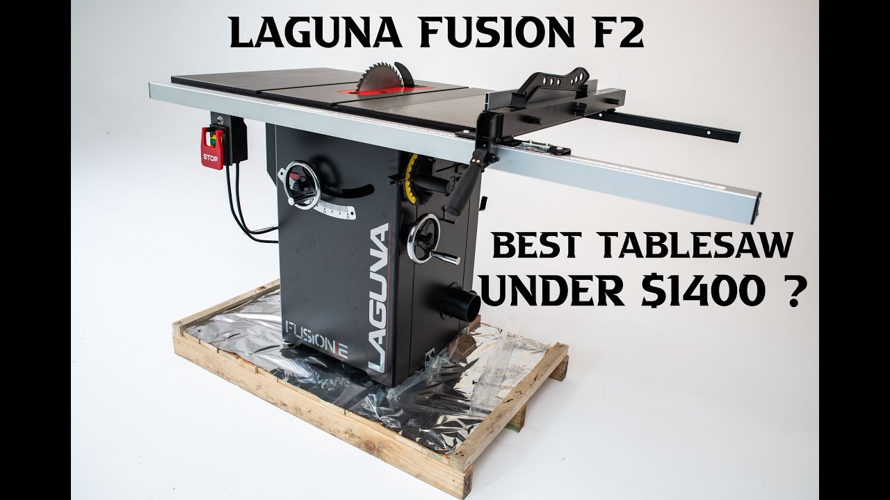 Laguna - 1-3/4HP 1PH 110V Fusion F2 Table Saw Unboxing and setup