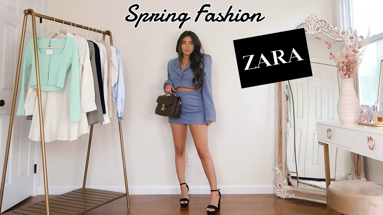 ZARA CLOTHING HAUL *new in* pieces | Spring *TRY ON* haul 2021 | GINA MARIE