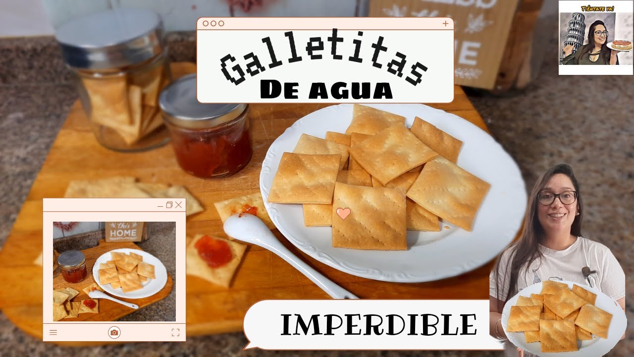 Como hacer Galletitas de Agua (crackers)