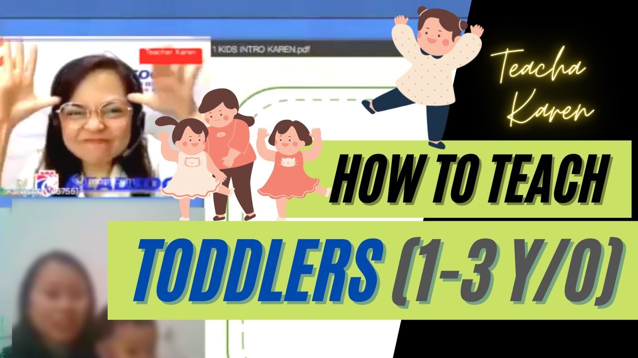 ESL Teaching Techniques: How to Teach Toddlers | Actual class with Commentary | Teacha Karen