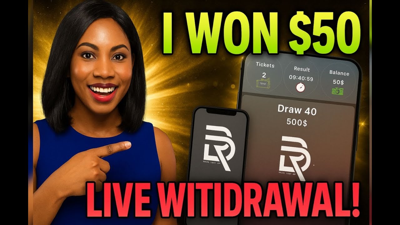 I WON $50 From Daily Raffle 🎟️💵 (Live Withdrawal Proof!)