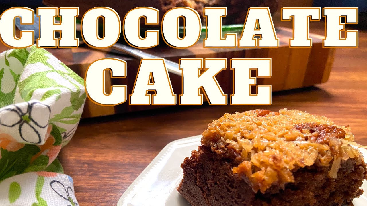 Super Moist Chocolate Upside Down Cake