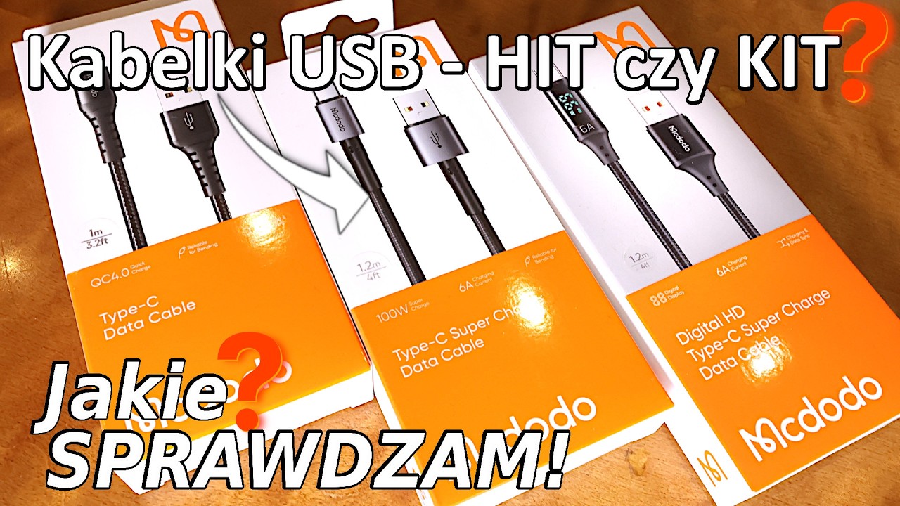 Kupiłem 3 kable USB z Allegro&hellip; Czy wszystkie poległy? - TEST!