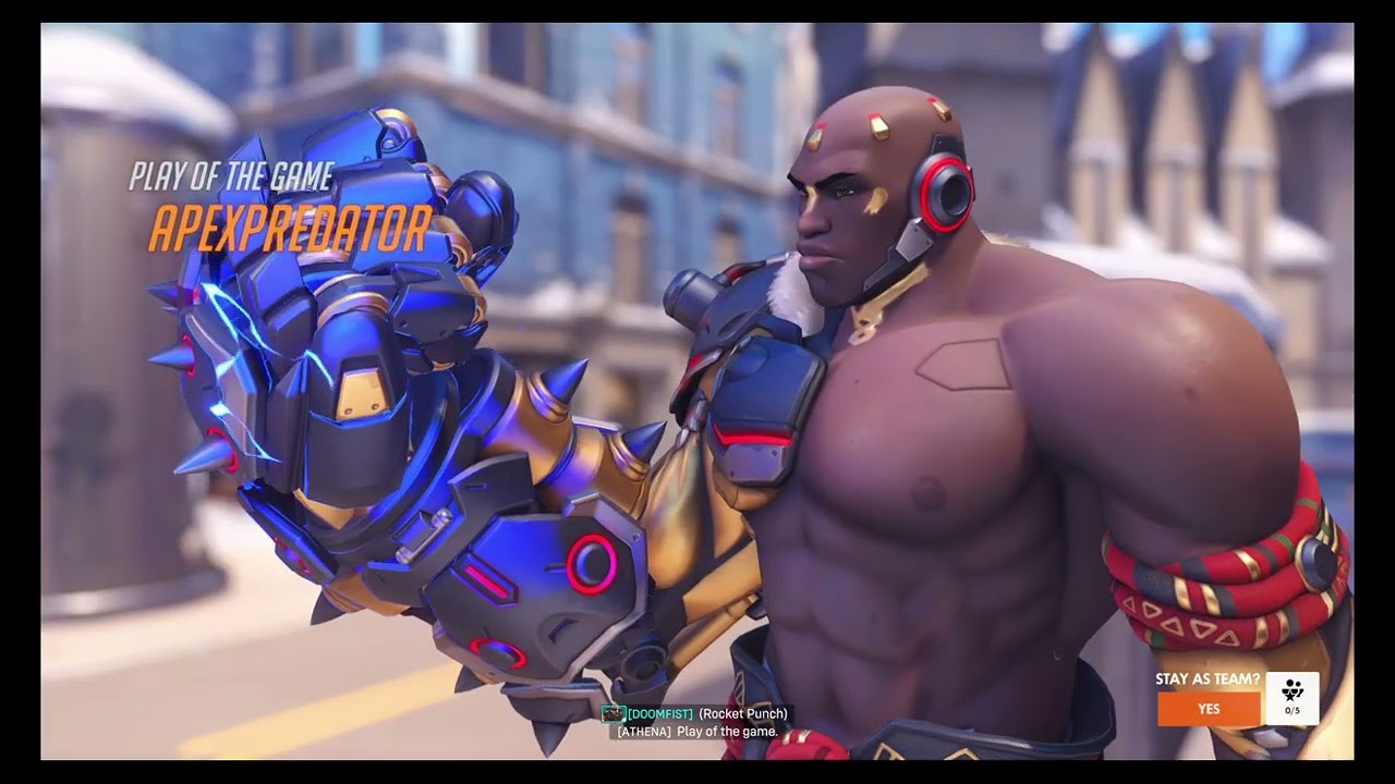 Overwatch Level Up: POTG(Doomfist)