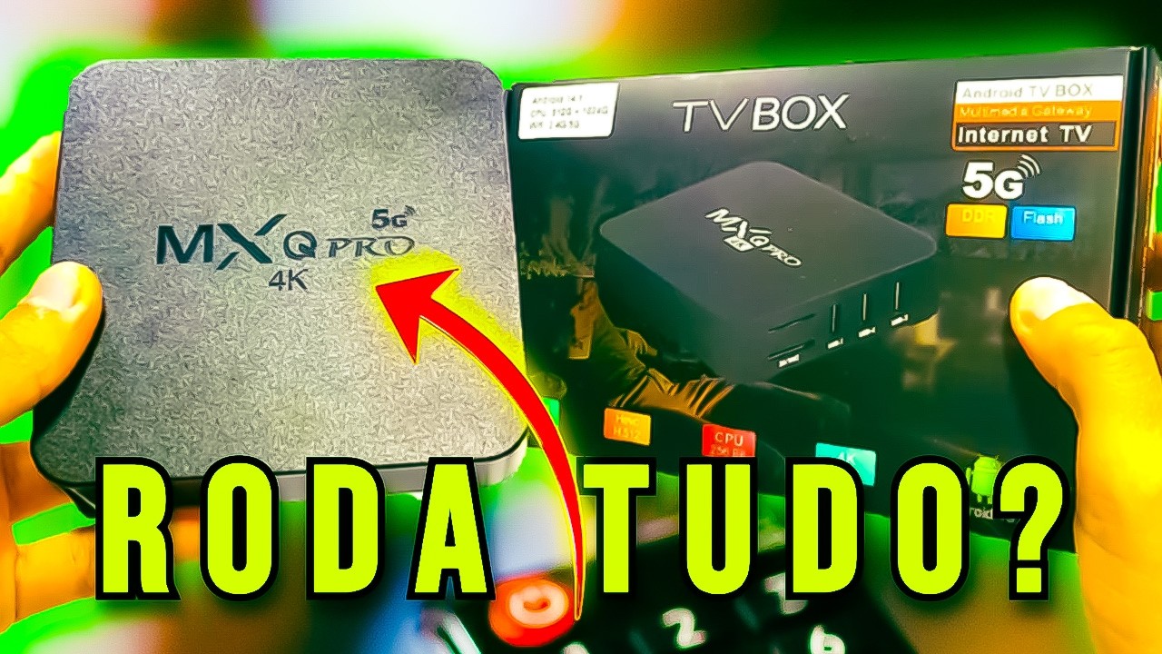 TV Box MXQ PRO Roda Jogos e Aplicativos ou não Presta pra Nada? Abrimos para ver a Placa