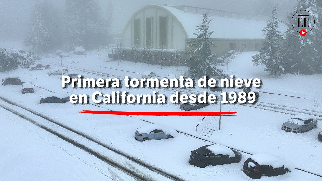 Tormenta de nieve en Los Angeles, California: la primera en 30 años | El Espectador