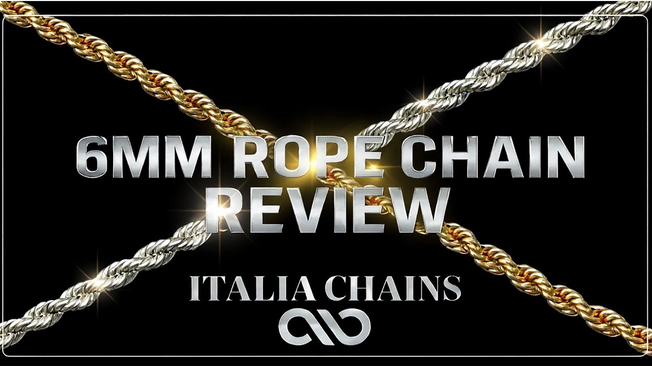 🇮🇹 6mm Diamond Cut Rope Chain Review | 925 Sterling Silver Rope Chain for Men &ndash; Italia Chains