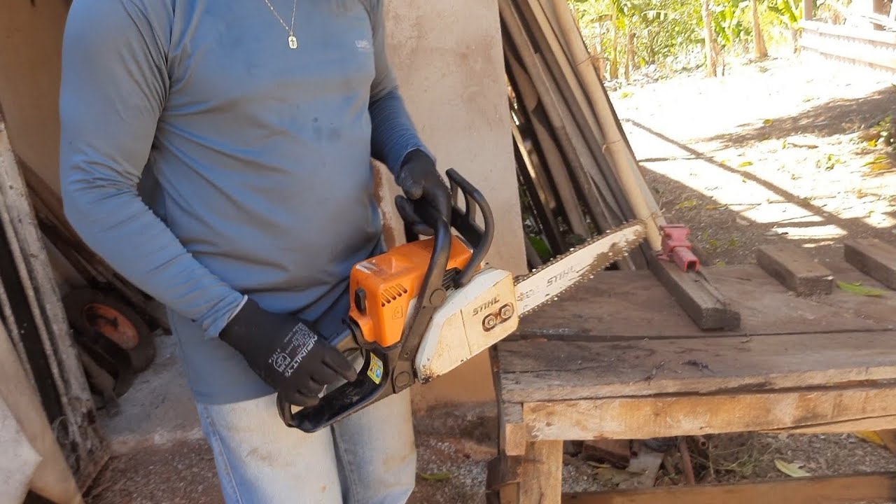 Dica de como ligar o motosserra stihl 170