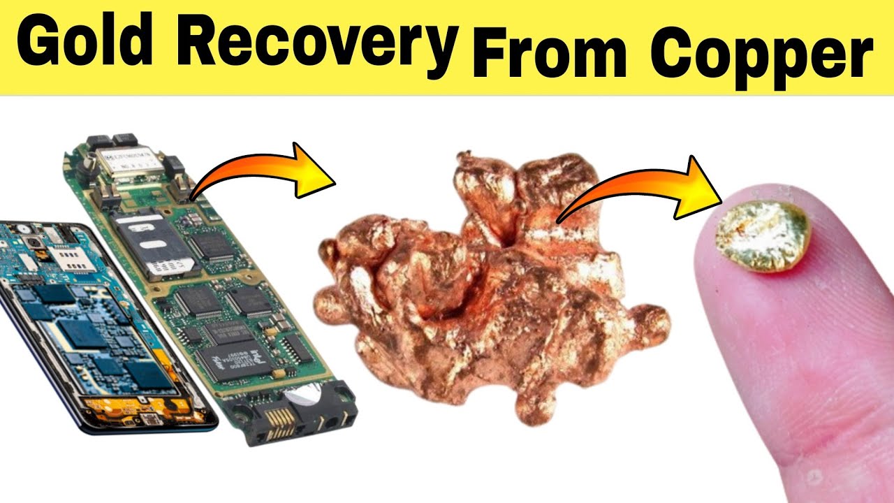 How to Gold Recovery at Home /Gold recovery from copper / Mobile phone #gold #goldrecovery 