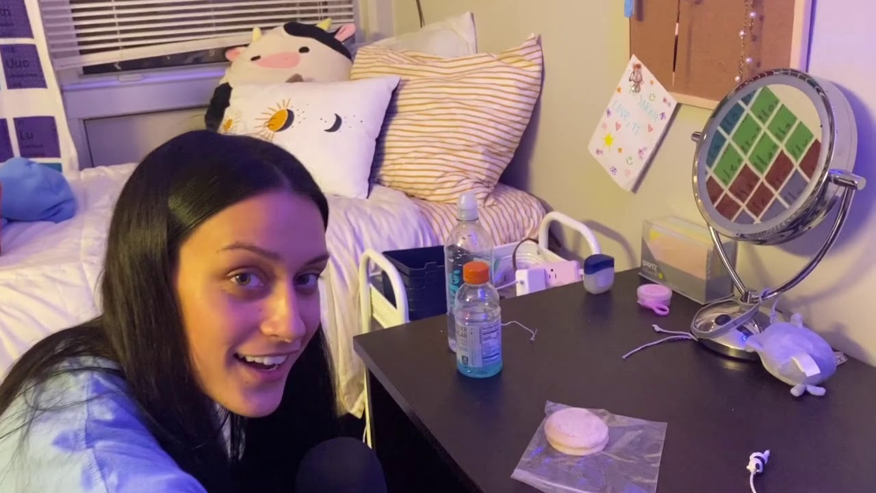 ASMR | COLLEGE DORM TOUR (UNC CHAPEL HILL)