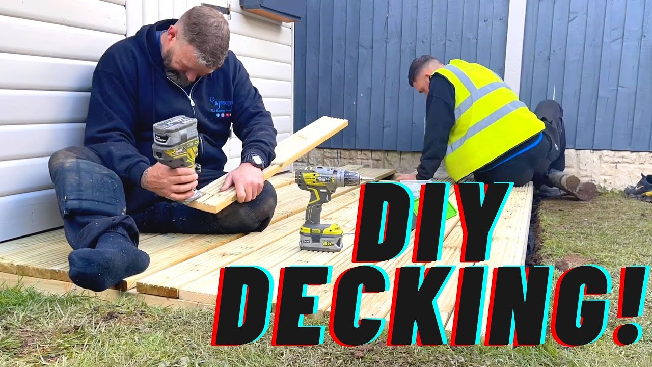 How To Install A Small Decking Area!