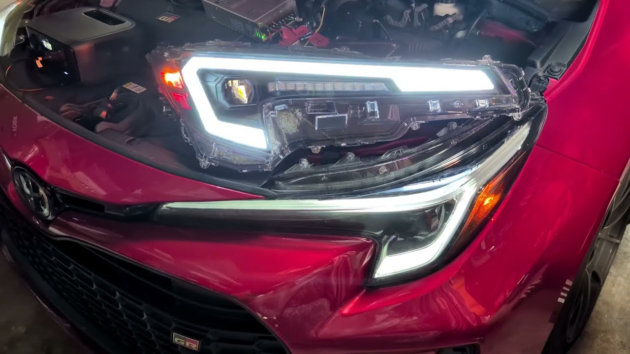 GR Corolla lighting and why you should never run JDM headlights in the US