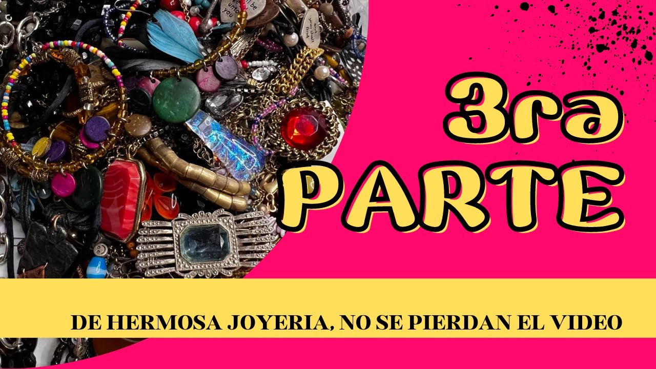 Jewelry/Joyeria de segunda mano. 3ra y última parte de caja 📦 de joyería de 15.8 libras. $128.62