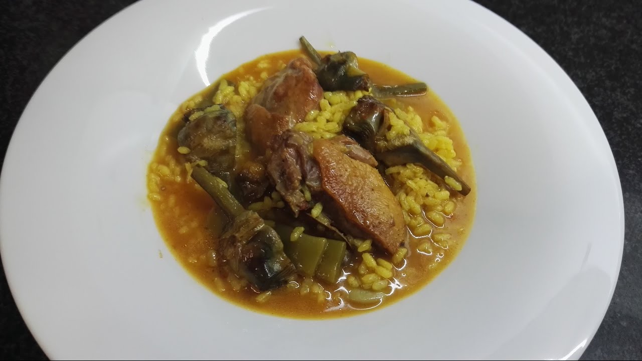 Arroz caldoso con pato.