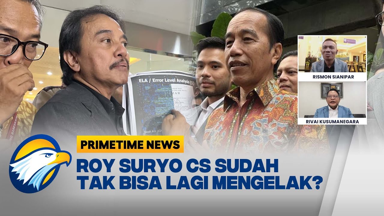 [FULL] Kasus Fitnah Ijazah Jokowi, Roy Suryo CS Tak Lagi Bisa Mengelak? | Primetime News