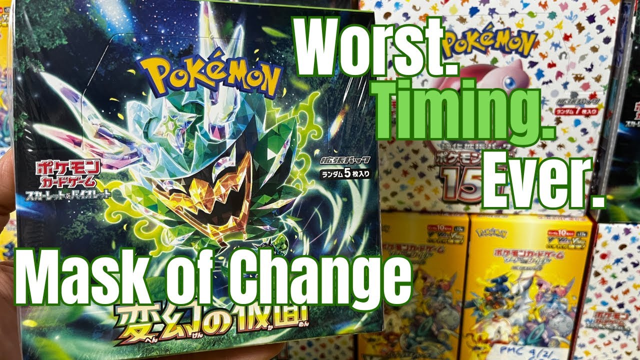 NEW!  Pokemon Box opening Mask of Change (Twilight Masquerade)   Major Awesome GIVEAWAY!