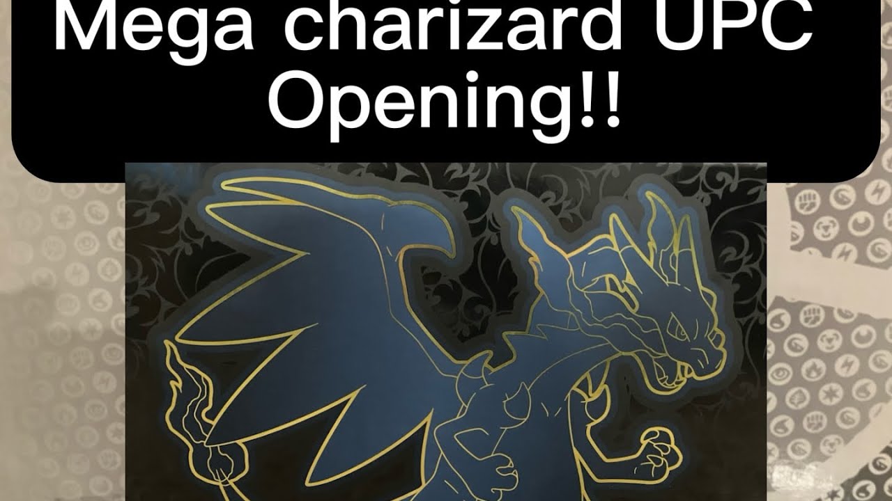 Mega Charizard UPC opening!!