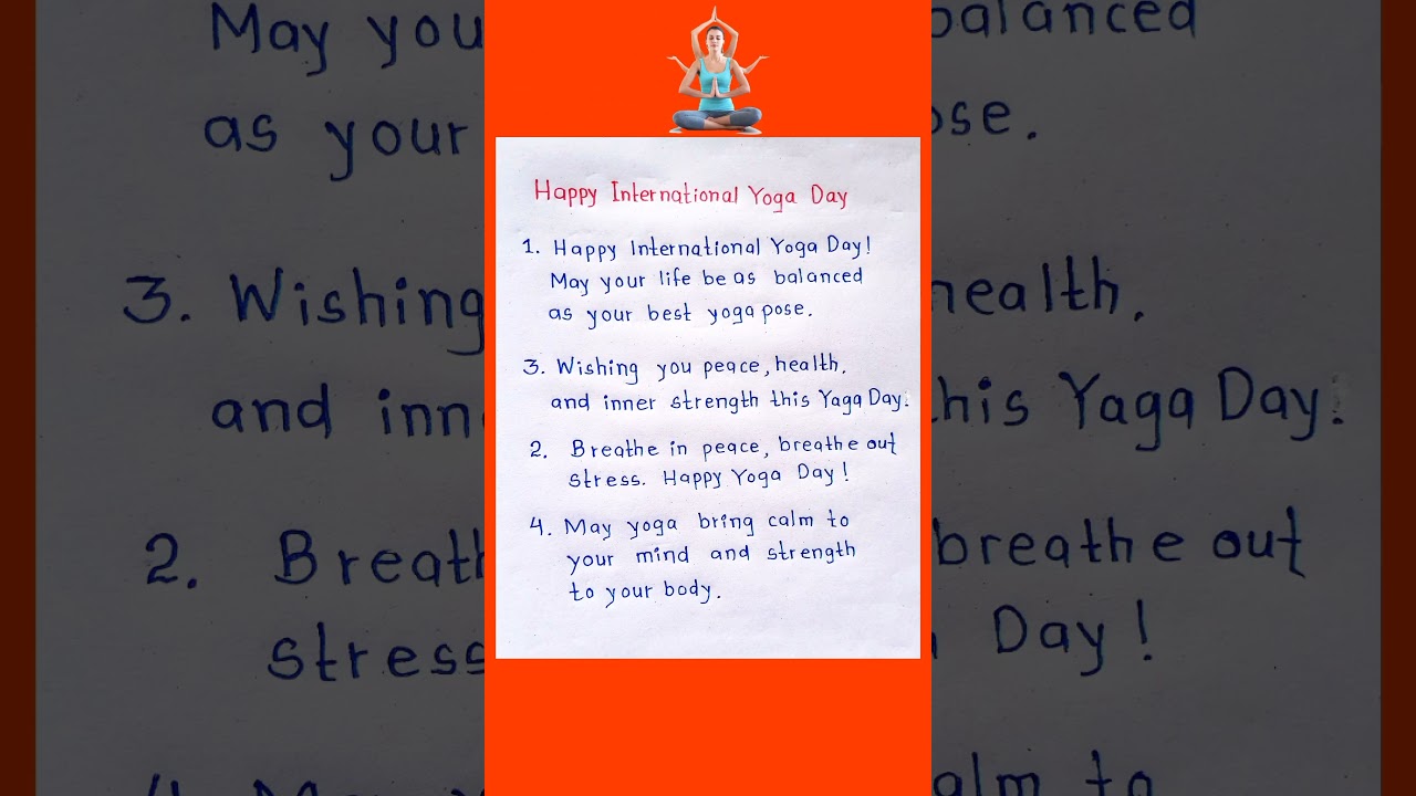 Happy Yoga Day. Yoga day wishes.