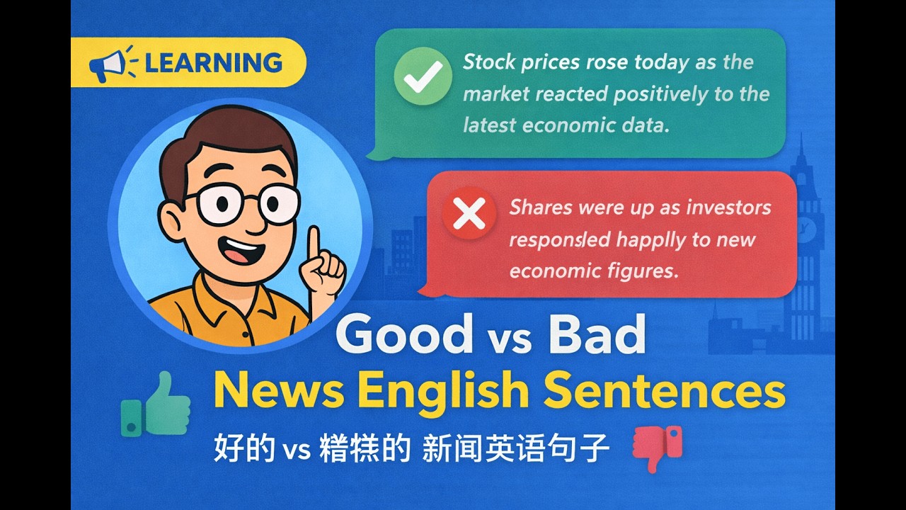 Good vs bad news English examples