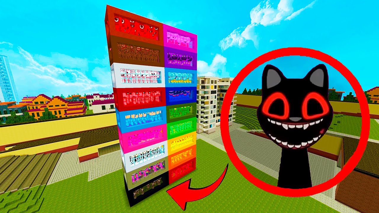 New Sprunki OC Nextbots Added in Minecraft Pe MOD!