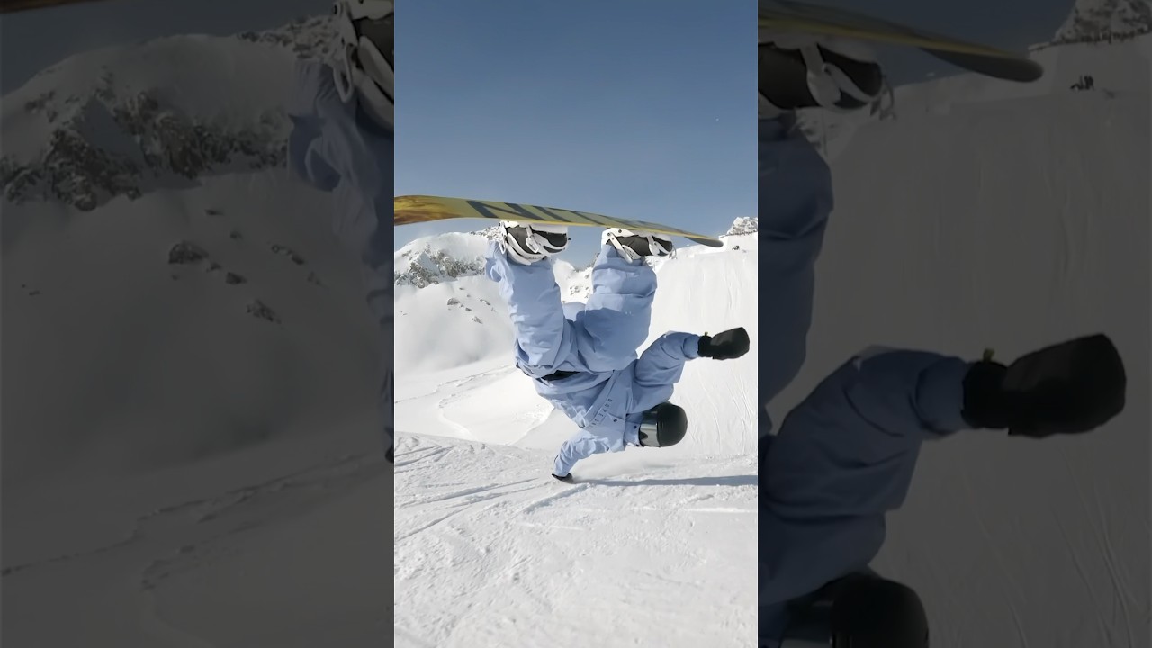 It&rsquo;s lit #snowboarding #followcam #gopro #traviscott