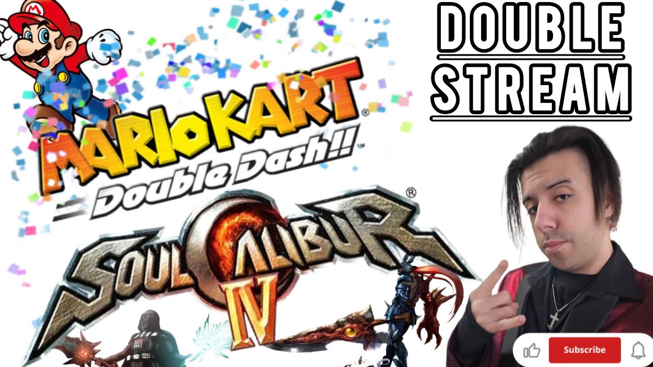DOUBLE STREAM WEEKEND!! {SOULCALIBUR IV & Mario Kart DD} #mario #darthvader #nintendo