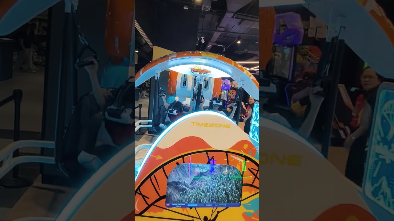 I am paragliding at the timezone, looks like I'm playing VR 