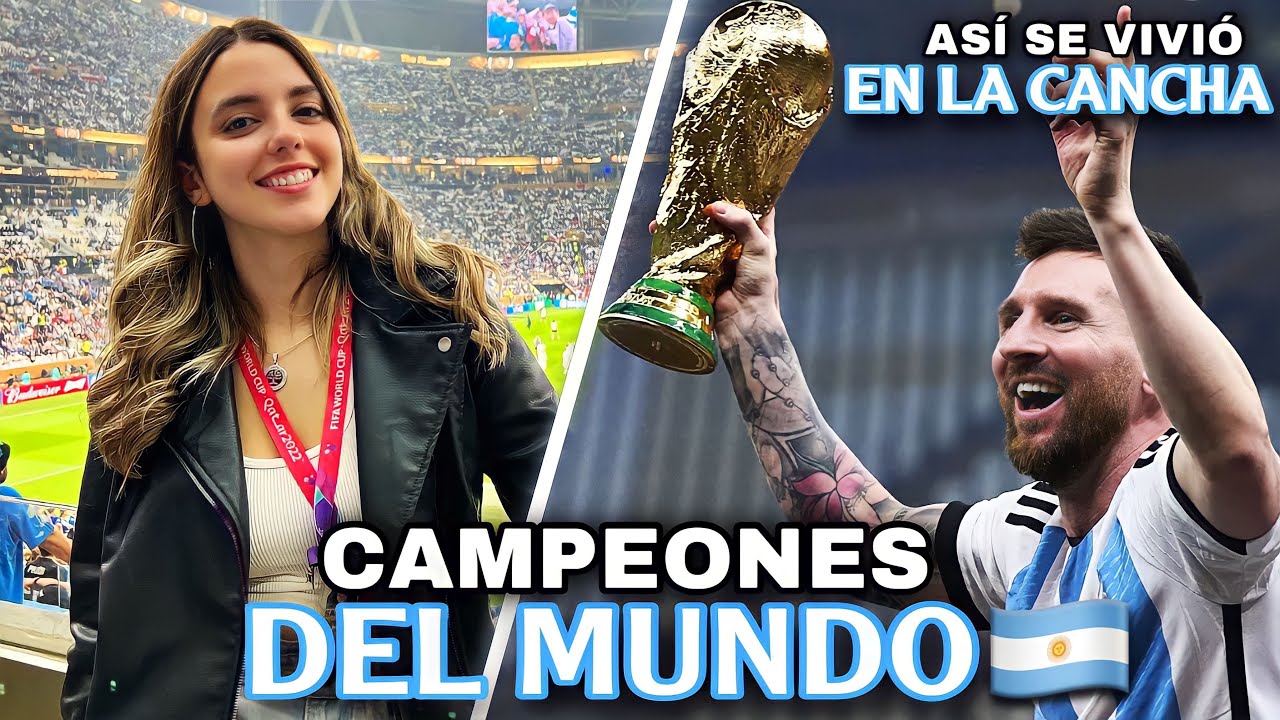 ARGENTINA CAMPEONA del MUNDO 🏆 | REACCIÓN desde el ESTADIO en QATAR *Final MUNDIAL 2022* ⚽️