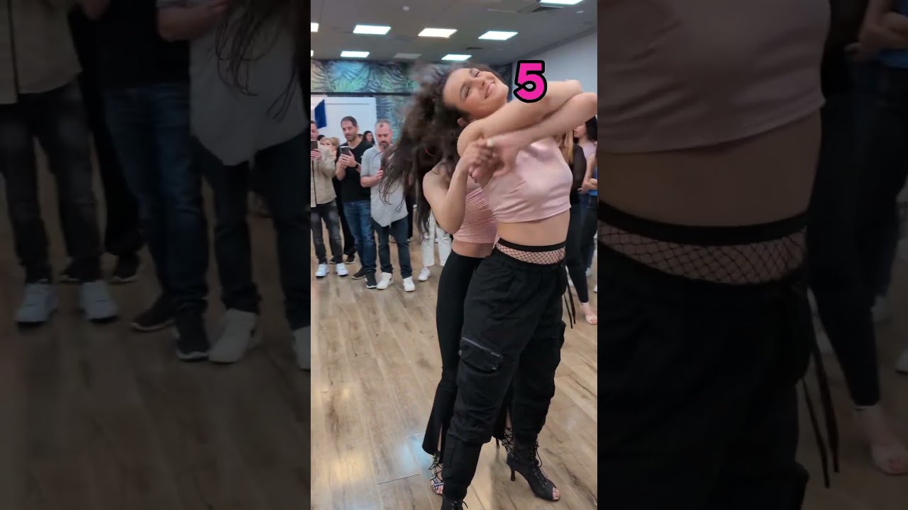 Bachata tutorial by Tali & Victoria (Tali y leeoz, dima y victoria)