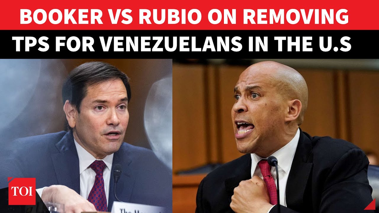 'Mr Secy, You Are Complicit': Cory Booker Grills Rubio On Treatment Of Venezuelans In US