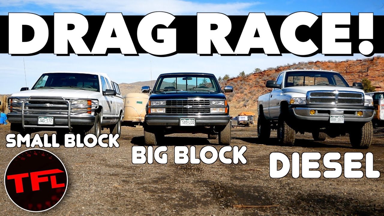 This Was A Surprise | Check Out This Classic Truck Drag Race!