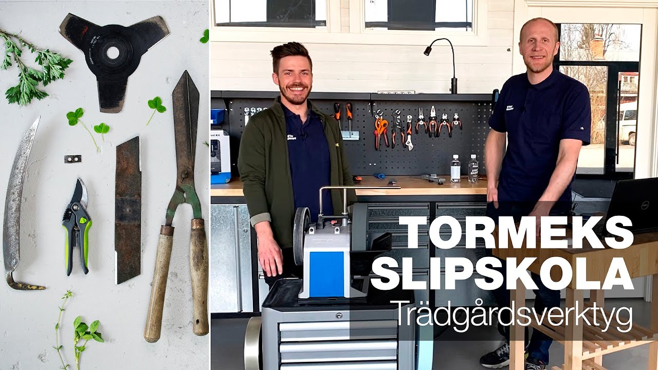 Trädgårdsverktyg (sekatör, gräsklipparblad, lie, häcksax) | Special | Tormeks slipskola live