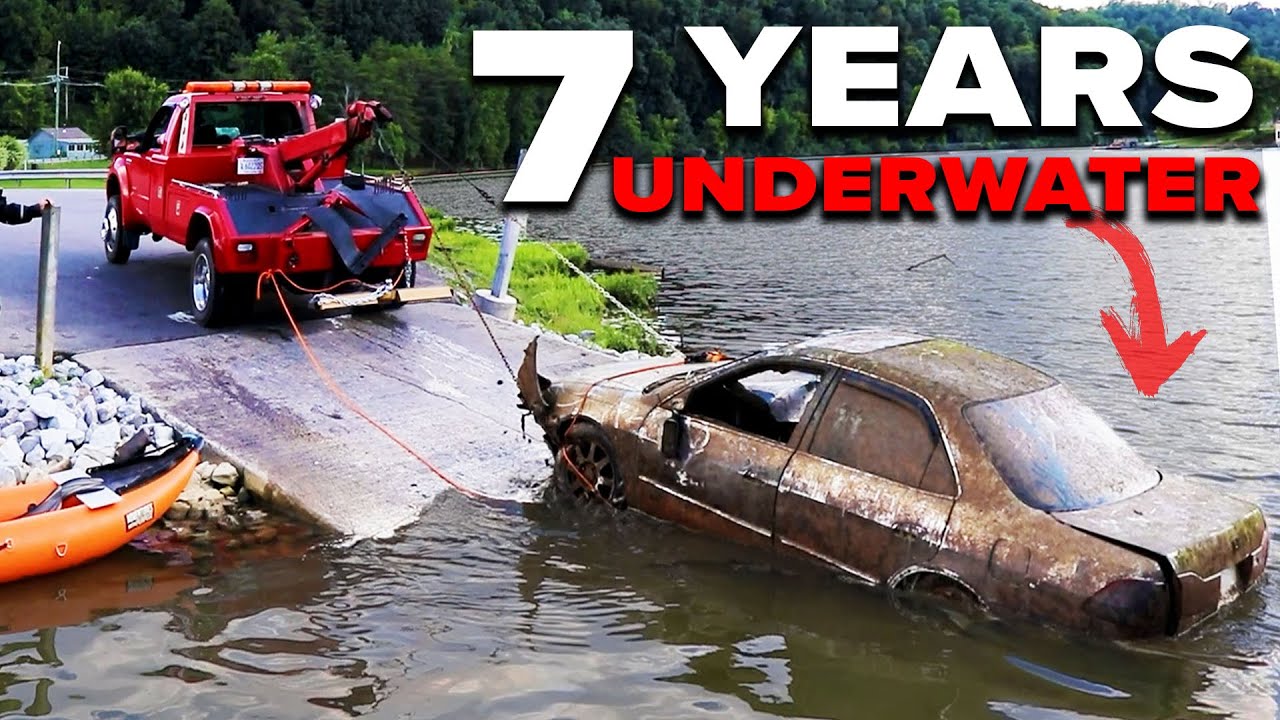Эта машина была ПОГРУЖЕНА под водой на 7 лет. Мы ее вытащили!