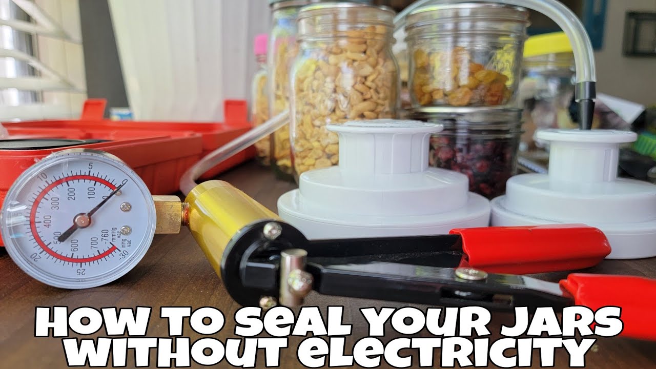 FOOD STORAGE | SEALING JARS WITHOUT ELECTRICITY