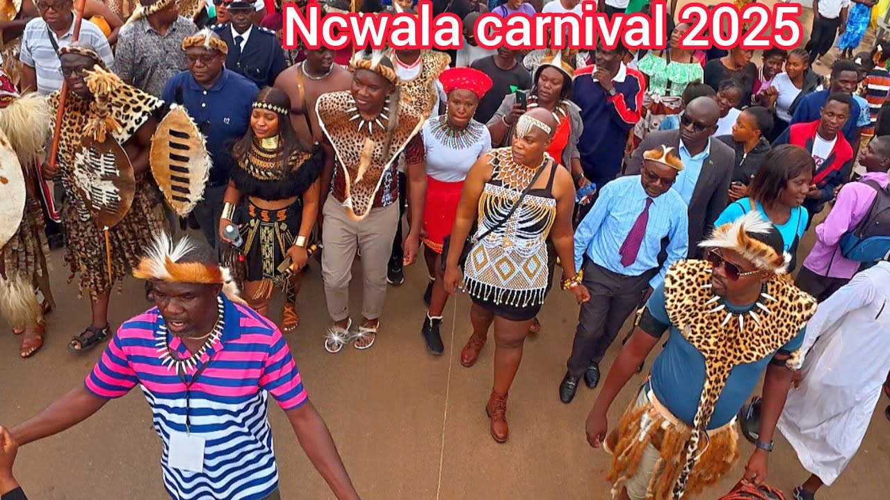 Ncwala traditional ceremony carnival in Chipata Eastern province of Zambia