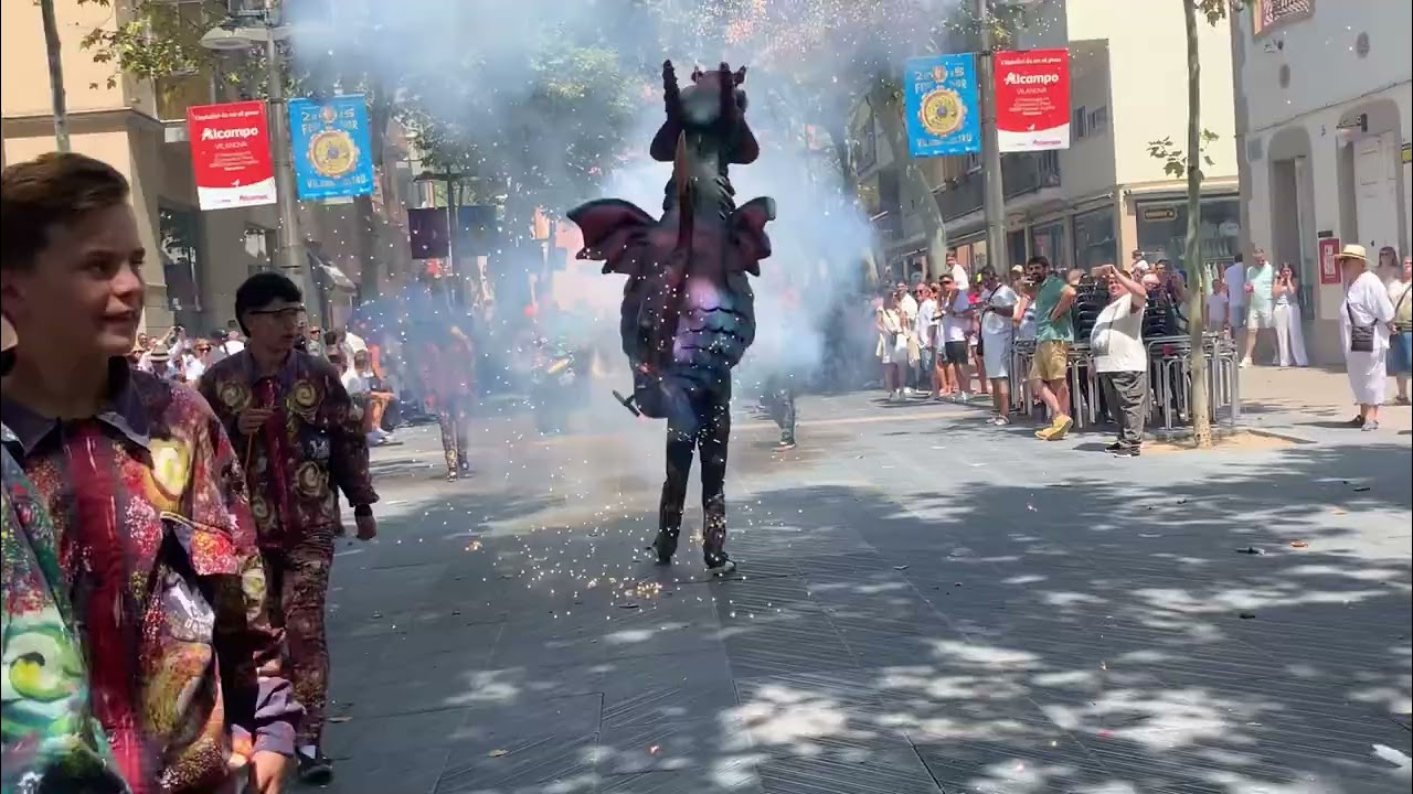 Festa major Vilanova la Geltrú 2025 sortida ofici @dracdelageltru8538 @dracdevilanovailageltru9699 