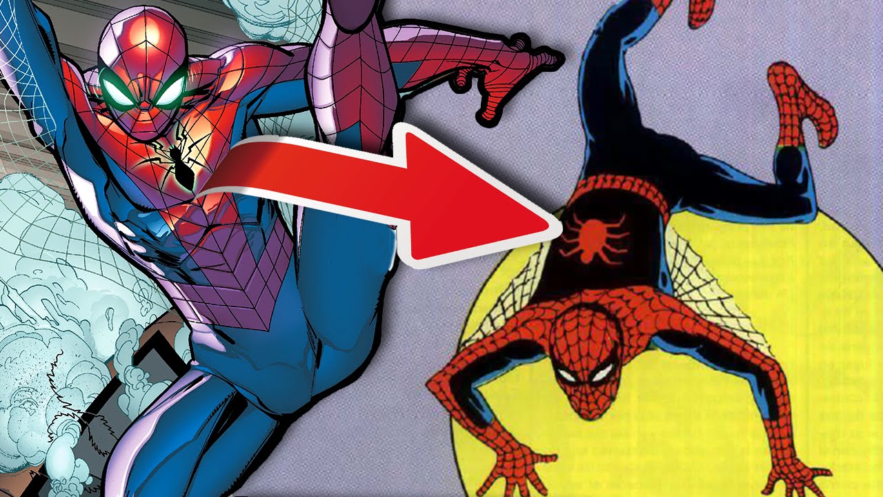 La evolución del traje de Spider-Man en los comics