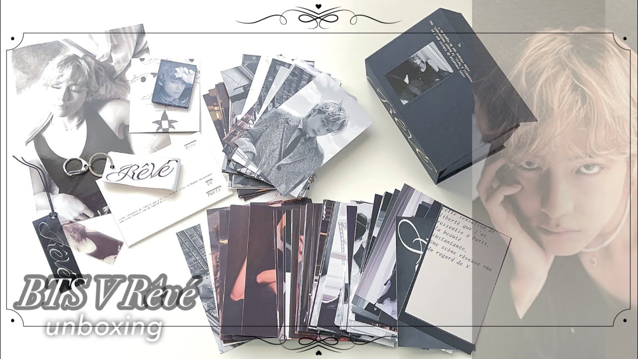 【BTS UNBOXING】 V Rêvé photobook テテの新作写真集 開封する！ 予約特典がまだ貰える購入先紹介　REVE #taehyung #開封動画