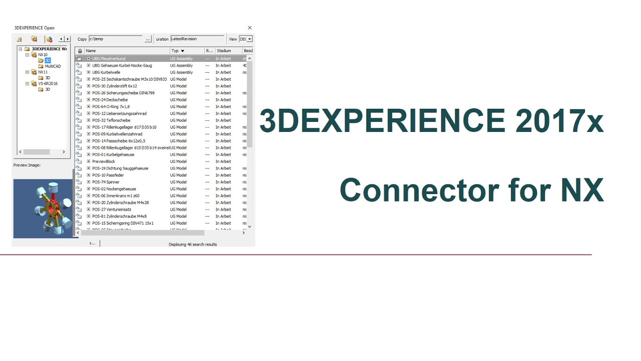 3DEXPERIENCE Connector for NX