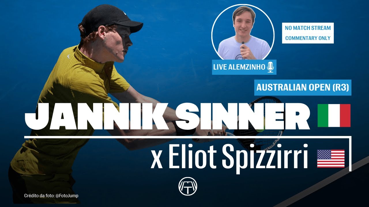 JANNIK SINNER x ELIOT SPIZZIRI | VICTORIA BARROS X Jizelle Sibai | Australian Open (R3)
