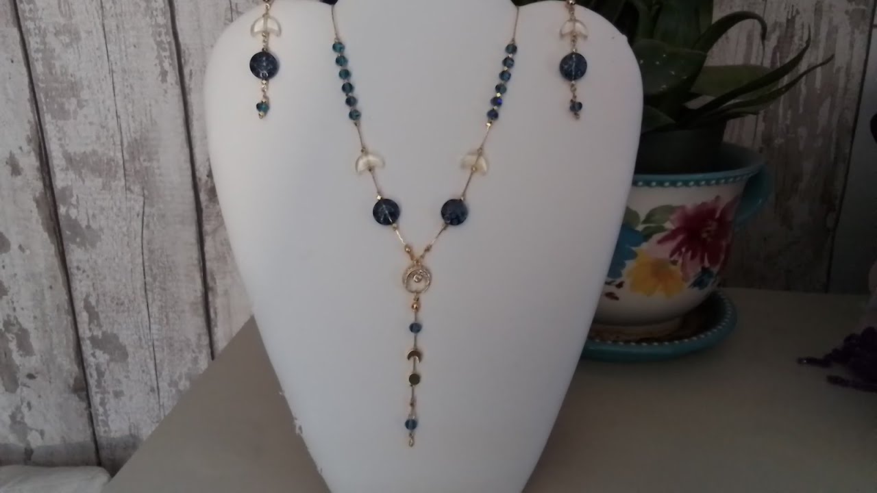 Y STYLE NECKLACE  WITH THE BARGAIN BEAD BOX 