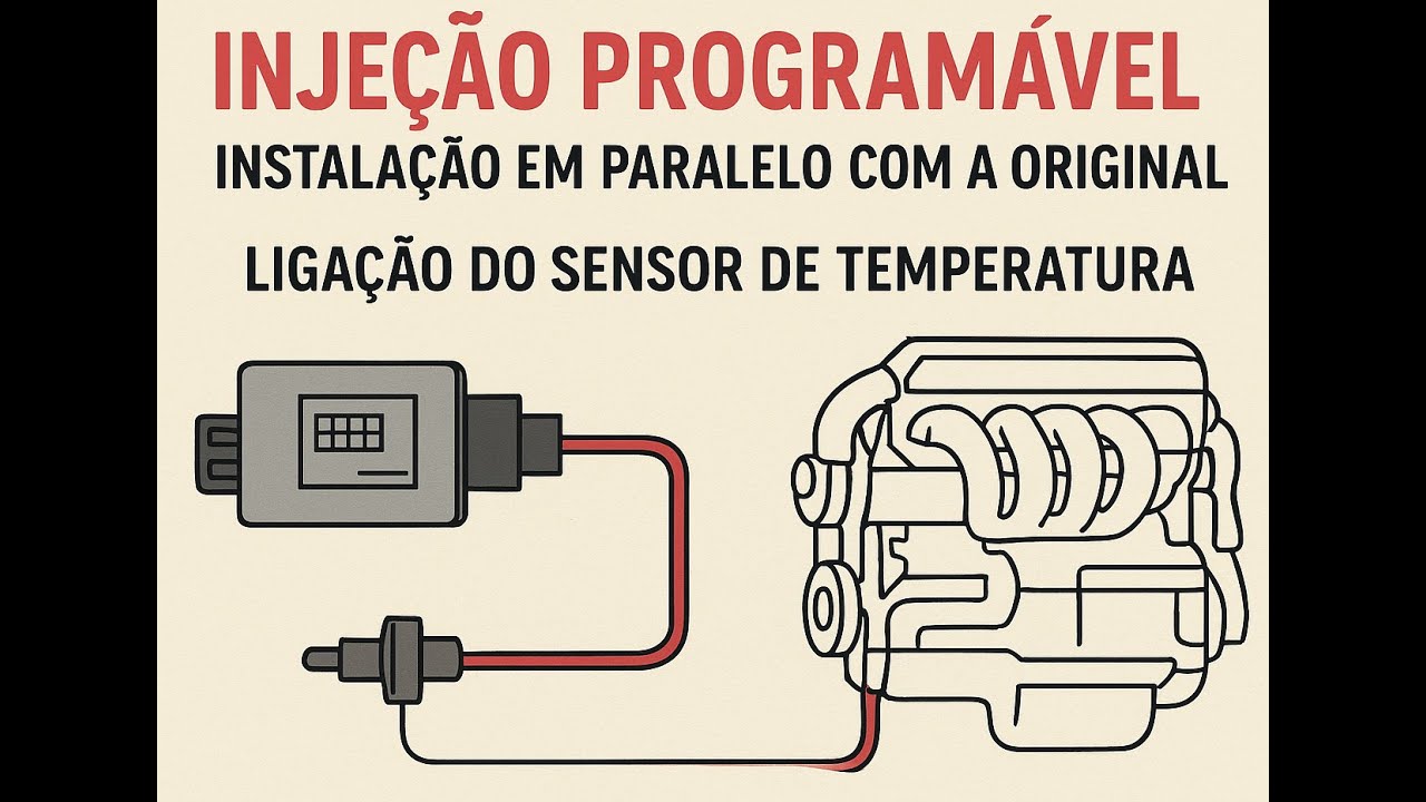 Inje&ccedil;&atilde;o Program&aacute;vel em Paralelo com a Original - Sensor de Temperatura da &Aacute;gua