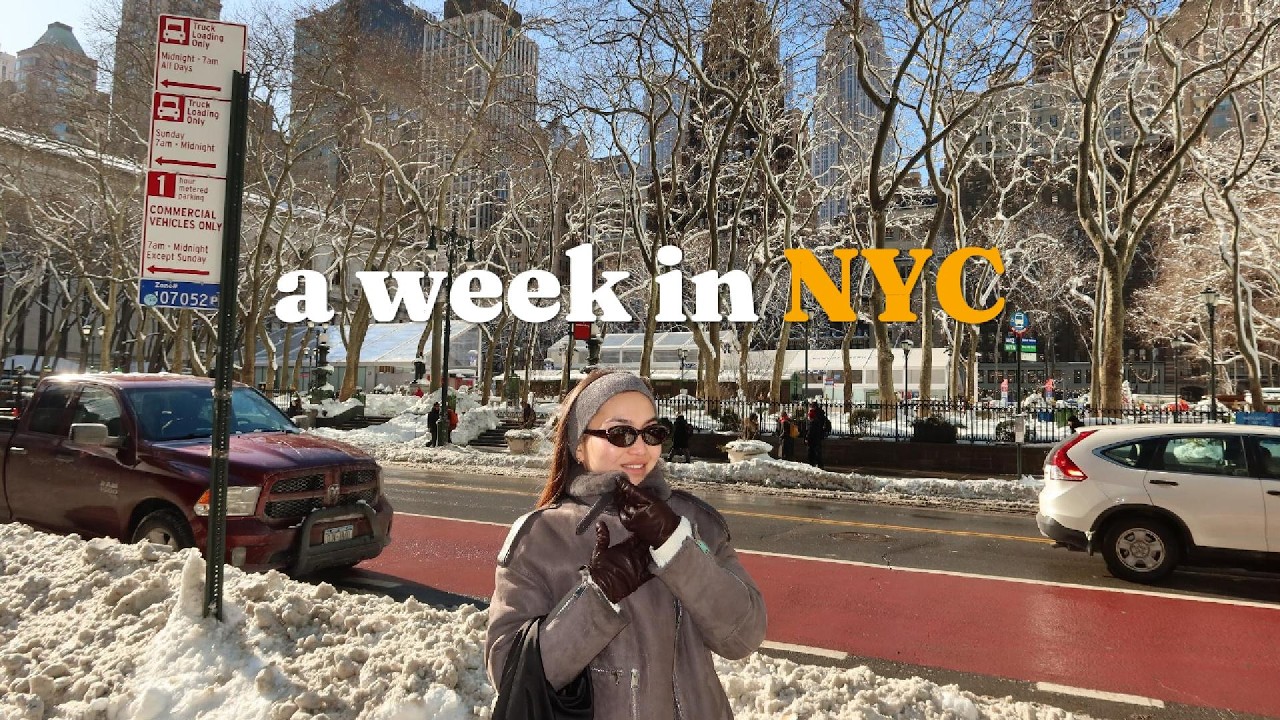 weekly vlog | неделя в Нью-Йорке | локации из сериалов, музеи, завтраки