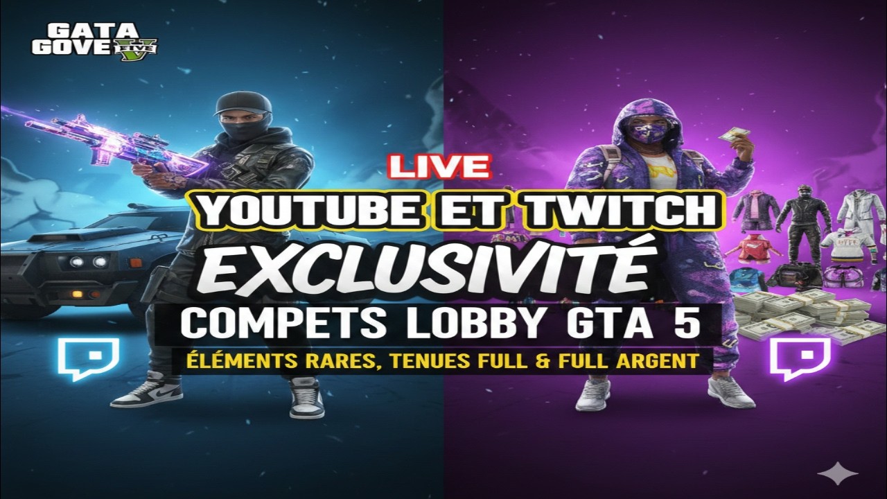 exclu gta 5 ps4 ps5 xbox vrai compte lobby 2026