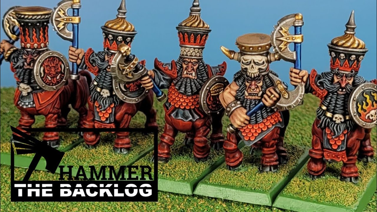 3d Printed Chaos Dwarfs! Warhammer Mini Painting Quarter 2 Review and Quarter 3 Target Setting
