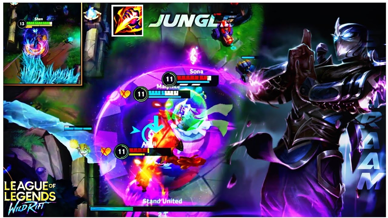 HOW TO CARRY WITH SHEN👍👍 | WILD RIFT SEASON 12 | RANKED GAVE-54 | #sakaraam #wildrift  #shen #jungle