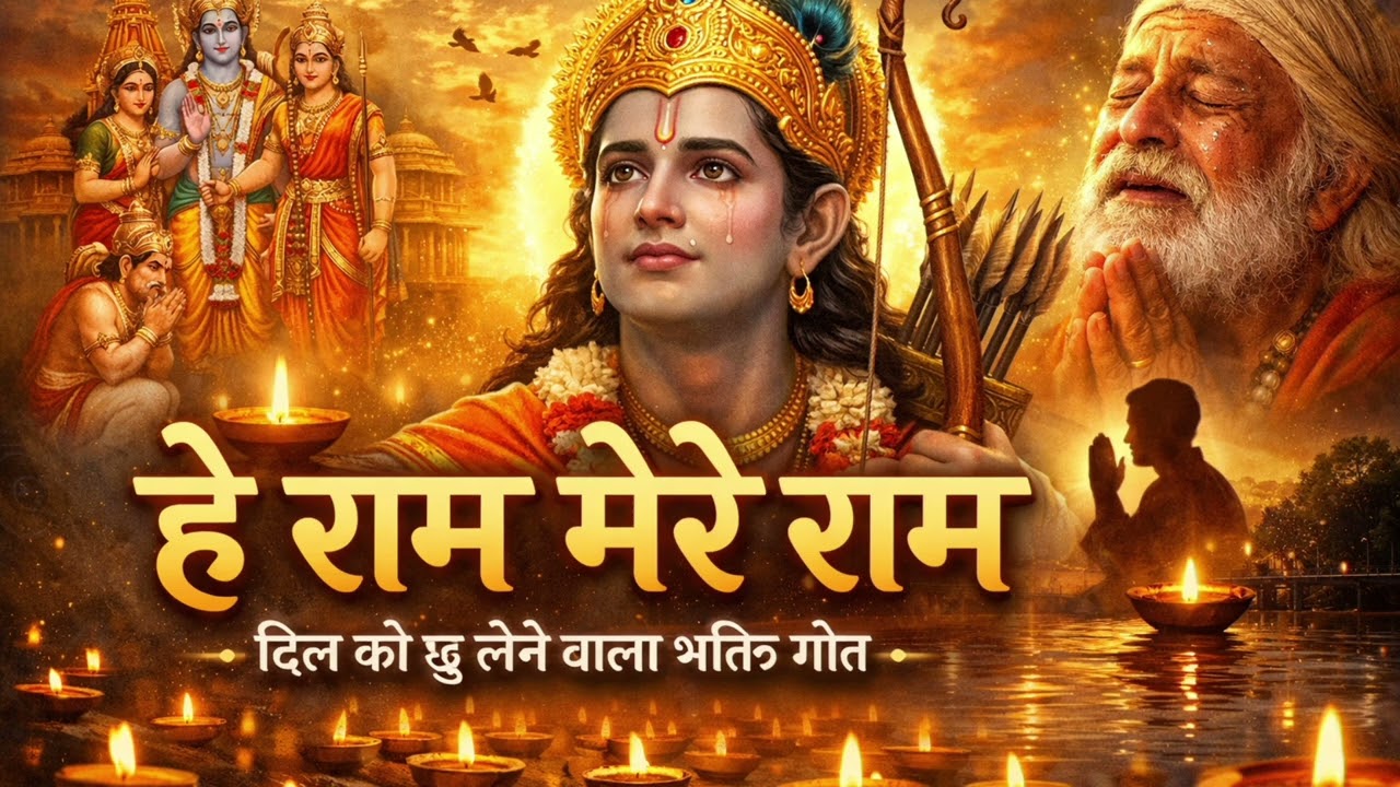 राम मेरे राम 😢 दिल को रुला देने वाला भक्ति गीत | Shri Ram Emotional Bhajan 2026#viarlsong #music 
