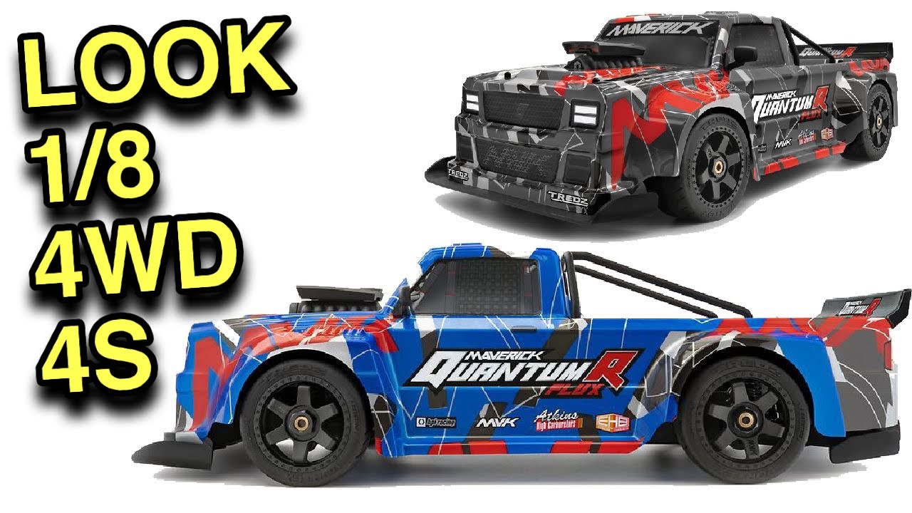 NEW Maverick QuantumR Flux 4S 1/8 4WD Race Truck I NEW 2021 I  OMGRC.com
