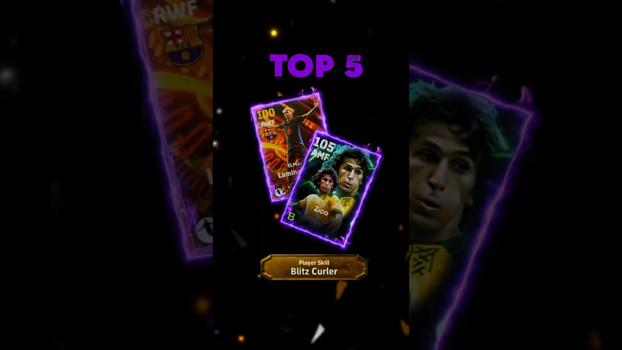 TOP 5 BLITZ CURLERS IN EFOOTBALL#efootball2025